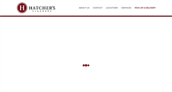 Desktop Screenshot of hatchersdrycleaners.com