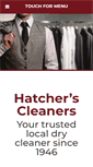 Mobile Screenshot of hatchersdrycleaners.com